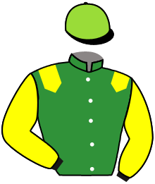 casaque portée par Roussel Leo jockey du cheval de course LADY LOU, information pmu ZETURF