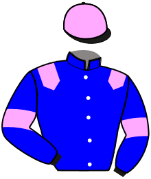 casaque portée par Barrier A. jockey du cheval de course KROME, information pmu ZETURF