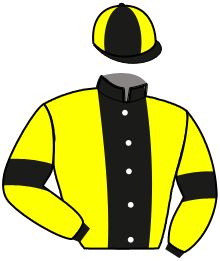 casaque portée par Pou Pou G. A. jockey du cheval de course LOUNA D'OR, information pmu ZETURF
