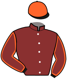 casaque portée par Rochard B. jockey du cheval de course KORALIA DE CROUAY, information pmu ZETURF