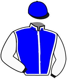 casaque portée par Rochard B. jockey du cheval de course MASSOURY, information pmu ZETURF