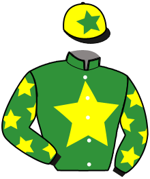 casaque portée par Ouvrie F. jockey du cheval de course MAXOU DES IFS, information pmu ZETURF
