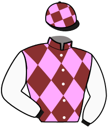 casaque portée par Gence F. jockey du cheval de course MORGANE DE TOI, information pmu ZETURF