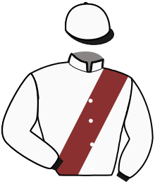 casaque portée par Collette A. jockey du cheval de course MAGNIFIK BOSDARROS, information pmu ZETURF
