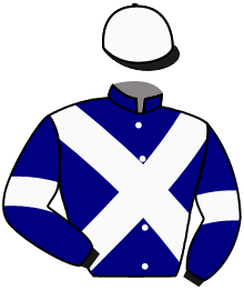 casaque portée par Gauffenic N. jockey du cheval de course LA VALETTE, information pmu ZETURF