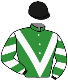 casaque portée par Valle Skar Mlle F. jockey du cheval de course WHIP DRALLIV, information pmu ZETURF