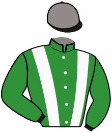 casaque portée par Bougault M. jockey du cheval de course IDAHO LEGEND, information pmu ZETURF