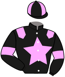 casaque portée par Dromigny T. jockey du cheval de course LOLITA DE MIELOUI, information pmu ZETURF