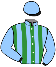 casaque portée par Roger Mlle Cl. jockey du cheval de course JANE AIMEE, information pmu ZETURF