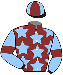 casaque portée par Feron J. Ch. jockey du cheval de course LUDO SANTIGNY, information pmu ZETURF