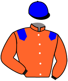 casaque portée par Champier G. jockey du cheval de course VITUS BERING, information pmu ZETURF
