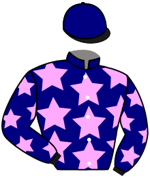 casaque portée par Trolley De Prevaux G. jockey du cheval de course CLEMENZA, information pmu ZETURF
