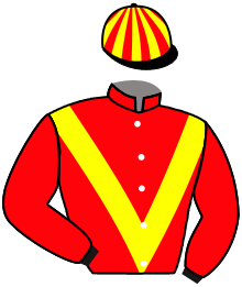 casaque portée par Masson A. jockey du cheval de course MARISOLE, information pmu ZETURF