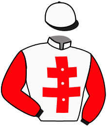casaque portée par Labaisse E. jockey du cheval de course IMPERIUM, information pmu ZETURF