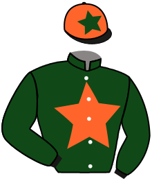 casaque portée par Gelhay B. jockey du cheval de course KANON DEVIL, information pmu ZETURF