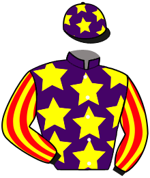casaque portée par Lopes Duarte Nun. M. jockey du cheval de course PHILIPPO, information pmu ZETURF