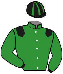 casaque portée par Guinhut F. jockey du cheval de course KETMIE PRINCESSE, information pmu ZETURF