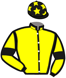 casaque portée par Perron N. jockey du cheval de course JOBIC KERGWEN, information pmu ZETURF