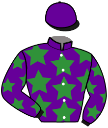 casaque portée par Thomain D. jockey du cheval de course JAD DES ELIES, information pmu ZETURF