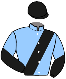 casaque portée par Beauvais Max jockey du cheval de course JOLI DE CONNEE, information pmu ZETURF