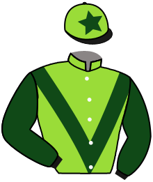 casaque portée par Guyon M. jockey du cheval de course SUNSET ASHRAM, information pmu ZETURF