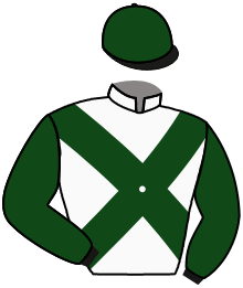 casaque portée par Beaurain T. jockey du cheval de course GAMSOUL, information pmu ZETURF