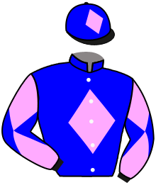 casaque portée par Lecomte D. jockey du cheval de course JAZZ ROQUE, information pmu ZETURF