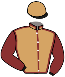 casaque portée par Beaurain T. jockey du cheval de course HOOKER DE BRENUS, information pmu ZETURF