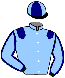 casaque portée par Claudic B. jockey du cheval de course MIMETIQUE, information pmu ZETURF