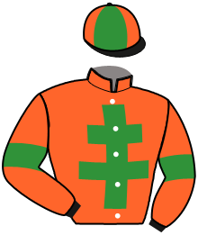 casaque portée par Raffin E. jockey du cheval de course KISMIE DE MONTFORT, information pmu ZETURF