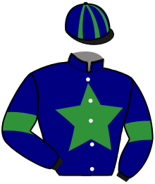 casaque portée par Acef A. jockey du cheval de course HISTOIRE D'ELLE, information pmu ZETURF