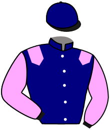 casaque portée par Aguilera R. jockey du cheval de course HAMARS, information pmu ZETURF