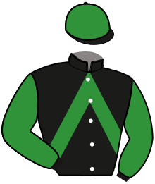 casaque portée par Puniere D. jockey du cheval de course KOKO MARBOULA, information pmu ZETURF
