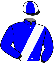 casaque portée par Rochard B. jockey du cheval de course L'AMIRAL SACHA, information pmu ZETURF
