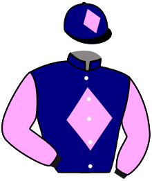 casaque portée par Sias Gio. jockey du cheval de course RASTRELLARE, information pmu ZETURF