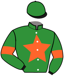 casaque portée par Thiefaine D. jockey du cheval de course KUROSIO DES LOVES, information pmu ZETURF