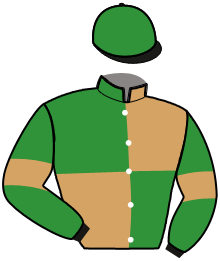 casaque portée par Briand Thé. jockey du cheval de course JASMIN D'ENOGAT, information pmu ZETURF