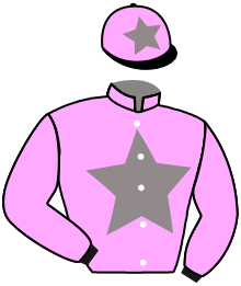 casaque portée par Gutierrez Val A. jockey du cheval de course JONH SIX, information pmu ZETURF