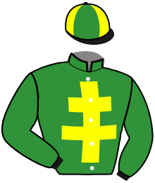 casaque portée par Dieudegard Mlle D. jockey du cheval de course JALIENORTH GAME, information pmu ZETURF