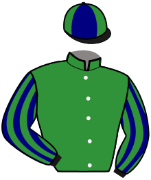 casaque portée par Pierquin N. jockey du cheval de course JERIMOW, information pmu ZETURF