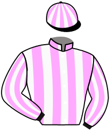 casaque portée par Meyer Mlle M. jockey du cheval de course SUPER FLAM, information pmu ZETURF