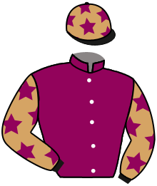 casaque portée par Lepage Axe. jockey du cheval de course AULKO, information pmu ZETURF
