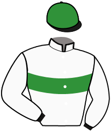 casaque portée par Lebourgeois Y. jockey du cheval de course KISSES ROYALE, information pmu ZETURF