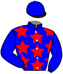 casaque portée par Demissy Mat. jockey du cheval de course JARDY DU CYD, information pmu ZETURF