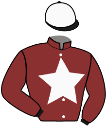 casaque portée par Clairet T. jockey du cheval de course JEWEL D'ARGENT, information pmu ZETURF
