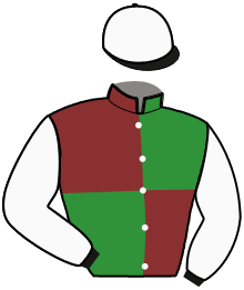 casaque portée par Piton J. Ch. jockey du cheval de course MAQUINA LOCA, information pmu ZETURF