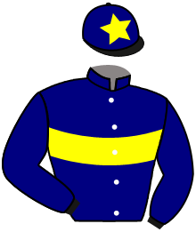 casaque portée par Demuro C. jockey du cheval de course CHESS, information pmu ZETURF