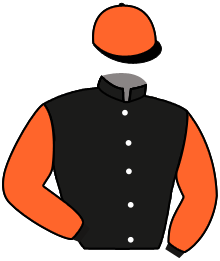 casaque portée par Thomas Ron. jockey du cheval de course EXXTRA, information pmu ZETURF