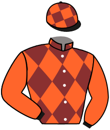 casaque portée par Pacaut Mme Cor. jockey du cheval de course AQUILA VOLANTE, information pmu ZETURF