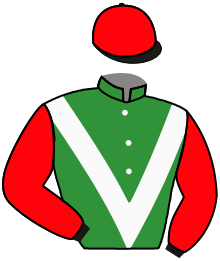 casaque portée par Barzalona M. jockey du cheval de course CHANAZ, information pmu ZETURF